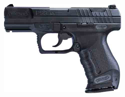 WALTHER P99 9MM LUGER 4" AS 15-SHOT BLACK POLYMER