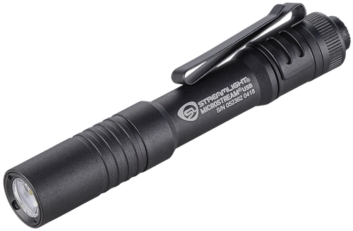 Streamlight 66601 MicroStream USB Pocket Light  Black Anodized 50/250 Lumens White C4 LED