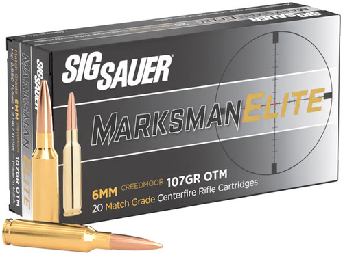 SIG AMMO 6MMCREED 107GR ELITE MATCH OTM 20/10