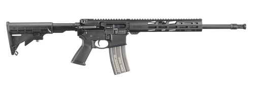 Ruger 8530 AR-556  300 Blackout 30+1 16.10" Heavy Contour Barrel, Black Hard Coat Anodized 7075-T6 Aluminum Forgings, 6 Position M4-Style Stock, Flat Top Receiver, Optics Ready