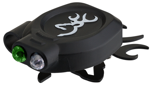 Browning 3716110 Buck Mark Cap Light 6/13 Lumens Green/White LED Bulb Black