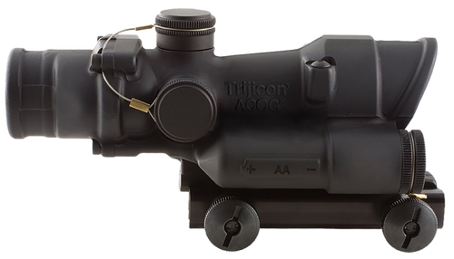 Trijicon 100432 ACOG  4x 32mm Obj 36.80 ft @ 100 yds FOV Matte Black Finish LED Illuminated Green Crosshair 300 Blk