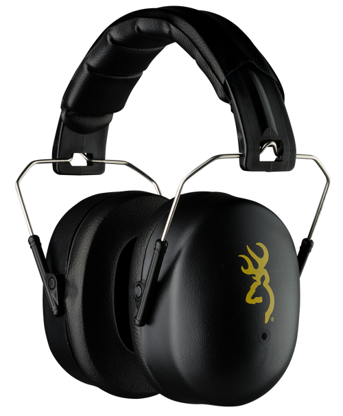 Browning 12699 HDR  Plastic with Foam 37 dB Over the Head Black Adult