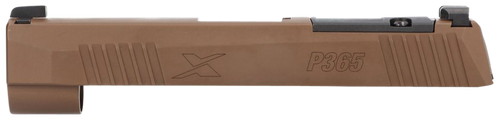 Sig Sauer 8900987 P365XL Slide Assembly 9mm Luger Coyote Brown Nitride Stainless Steel Optic Cut/Serrated Slide XRAY3 Sights