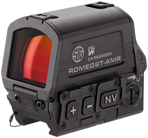 Sig Sauer Electro-Optics SOR8T101 Romeo8T AMR Matte Black 1x40mm Quad Ballistic Circle Dot 2.0 Reticle, Rifle