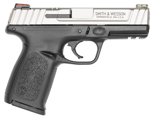 Smith & Wesson 11908 SD40 VE *CA Compliant Compact Frame 40 S&W 10+1 4" Stainless Steel Barrel, Satin Serrated Stainless Steel Slide, Matte Black Polymer Frame w/Picatinny Rail, Black Textured Grip