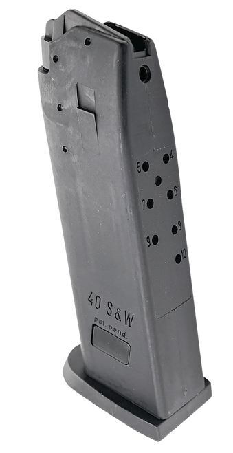 HK 50248610 USP  Black Detachable 10rd 40 S&W (Full Size)