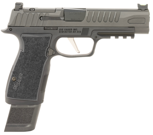 Sig Sauer 365AXGF9BFO P365 Fuse Compact Frame 9mm Luger 17+1 4.30" Black Carbon Steel Barrel, Black Nitron Optic Ready/Serrated Stainless Steel & Frame w/Beavertail & Picatinny Rail, Black AXG Grip