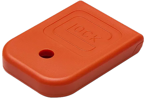 Glock 50965  Floor Plate Fits Glock 17/19/19X/22/23/24/26 Orange Polymer