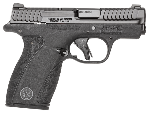 Smith & Wesson 13927 Bodyguard 2.0 Micro Frame 380 ACP 12+1 2.75" Black Armornite Stainless Steel Barrel, Black Armornite Serrated Stainless Steel Slide, Black Polymer Frame, Textured Grip