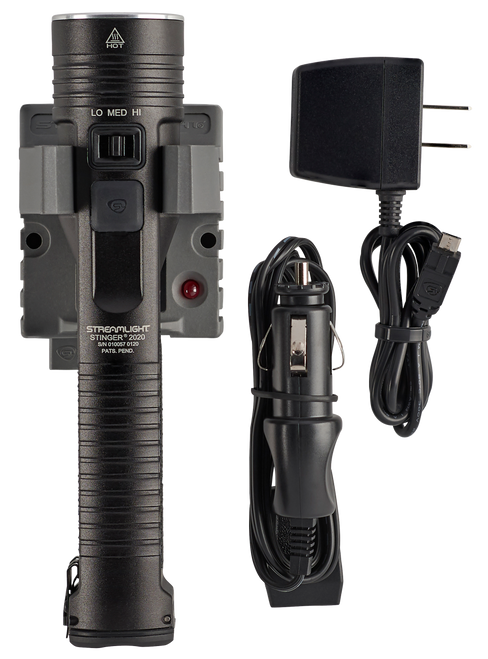 Streamlight 78101 Stinger 2020  Black Anodized 100/850/2000 Lumens White LED