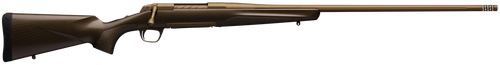 Browning 035418295 X-Bolt Pro Burnt Bronze 30 Nosler 3+1 26" Barrel With Muzzle Brake, Spiral Fluted Bolt, Burnt Bronze Cerakote, Textured Grip Paneled Carbon Fiber Stock