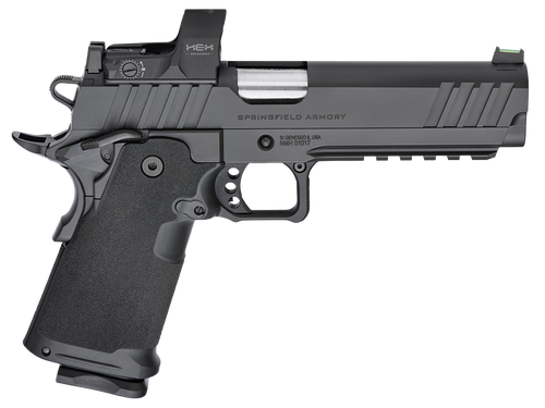 Springfield Armory PH9119AOSD Prodigy  9mm Luger 20+1/17+1 5", Black Carbon Steel, Serrated with Optics Cut Slide, Polymer Grip, Fiber Optic Sight, Hex Dragonfly Red Dot