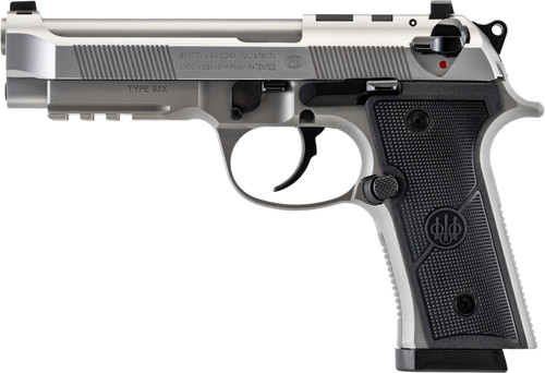 BERETTA 92X RDO FULL SIZE 9MM 4.9" 15RD INOX