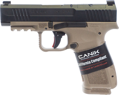 CANIK METE MC9 LS CALI 9MM 3.63" OR FS 2-10RD BLACK/FDE