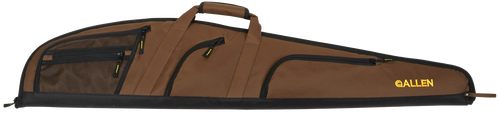 Allen 99452 Daytona Shotgun Case 52" Mocha Brown Endura w/ Black Trim Adjustable Sling, 4 Pockets & Easy Clean Lining