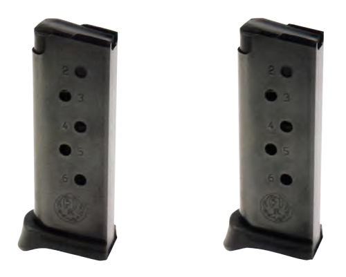 Ruger 90643 LCP Value Pack 6rd 380 ACP Blued Steel 2 Per Pack