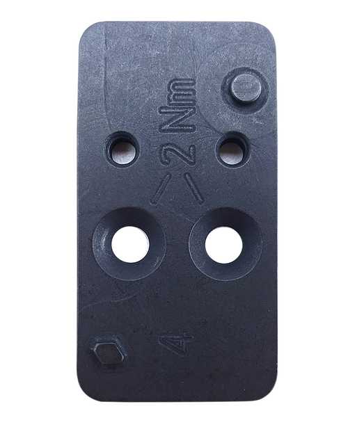 HK 50254264 Optic Plate #4 Black Steel, Fits HK VP9 OR Leupold DeltaPoint Pattern Footprint Mount