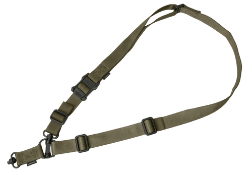 Magpul MAG518RGR MS4 Sling GEN2 Ranger Green Nylon 48"-60" OAL Adjustable One-Two Point AR Platform