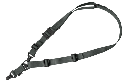 Magpul MAG514GRY MS3 Gen2 Sling Gray Nylon 48"-60" OAL Adjustable One-Two Point Rifle