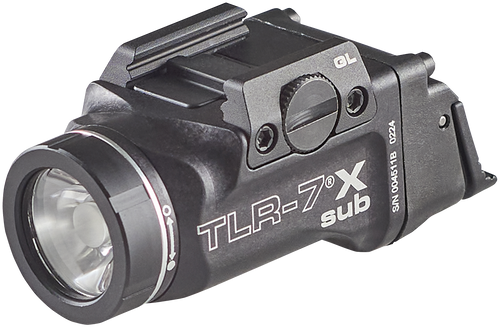 Streamlight 69400 TLR-7 X Sub  Black Anodized 500 Lumens  White LED Glock 43X MOS/48 MOS/43X/48