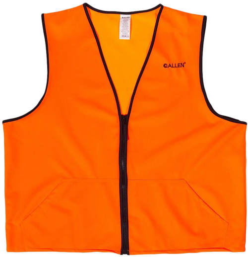 Allen 15768 Deluxe Hunting Vest XL Orange Polyester