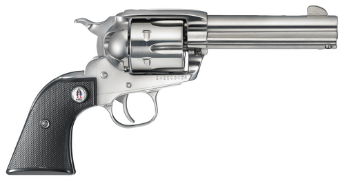 Ruger 5133 Vaquero SASS 357 Mag 6rd 4.62" High Gloss Barrel, Cylinder & Frame, Black Checkered Polymer Grip, Transfer Bar Safety, Montado Hammer (1 of 2)