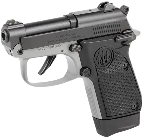 Beretta USA J20X22R8 20X Bobcat You're On Your Own 22 LR 8+1 2.40" Black Steel Barrel, Gray Cerakote ELS/Serrated Steel Slide, Black Polymer Frame w/Beavertail, Helica Texture Grip