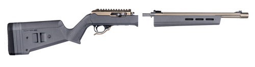Magpul MAG760-GRY Hunter X-22 Stock Fixed Adjustable Comb Stealth Gray Synthetic for Ruger 10/22 Takedown