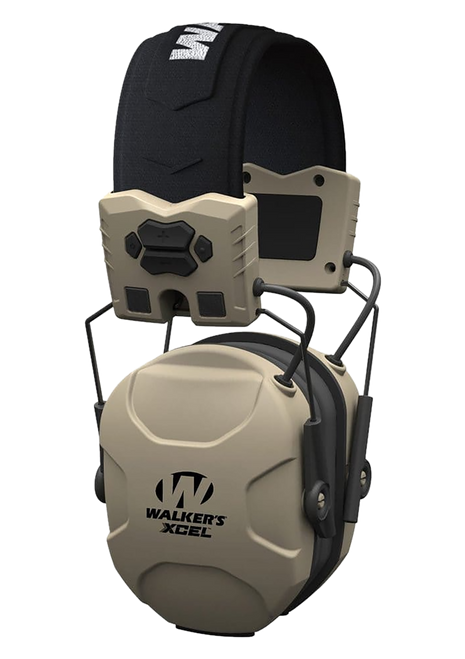 Walker's GWPXSEM XCEL 100 Advanced Digital Muff 26 dB Over the Head Gray/Black Polymer