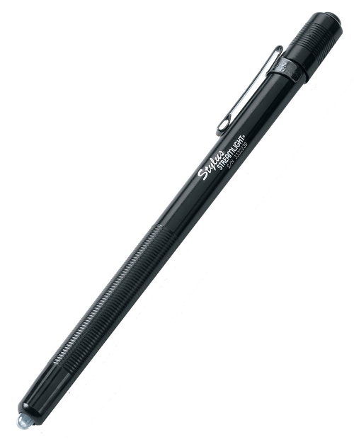 Streamlight 65018 Stylus PenLight  Black Anodized 11 Lumens White LED