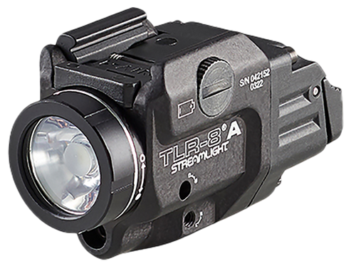 Streamlight 69414 TLR-8 A Gun Light with Red Laser  Black Anodized 500 Lumens White LED