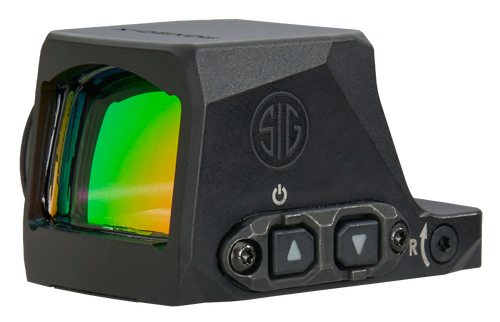 Sig Sauer Electro-Optics SORX1480 Romeo-X Enclosed Compact Black 1x24mm 3MOA Green Dot Reticle RX Footprint Mount