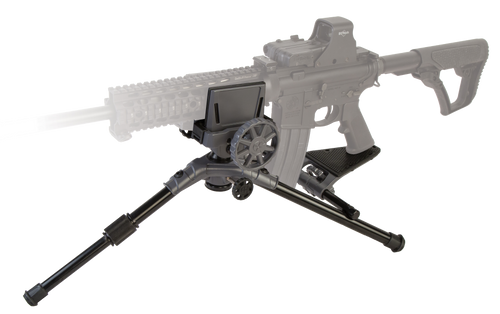 Caldwell 821400 Precision Turret Shooting Rest Black Aluminum 22.40" L x 5.50" W