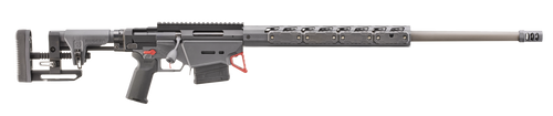 Ruger 18099 Precision  6mm Creedmoor 10+1 26" Gray Anodized Cerakote Threaded Barrel, Gray Anodized Cerakote Picatinny Rail Steel Receiver, Black Ruger Precision MSR Adj, Black Magpul K2+ Grip