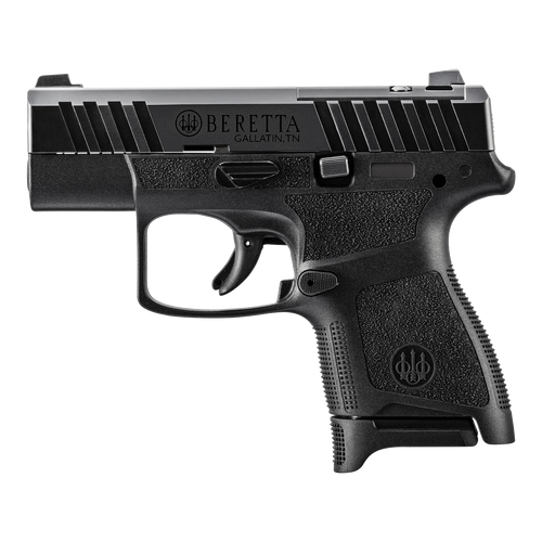 Beretta USA JAXN9208A1CO APX A1 Carry Micro-Compact Frame Frame 9mm Luger 8+1 3" Blued Steel Barrel, Black Optic Cut Serrated Steel Slide, Black Polymer Frame, Polymer Grip