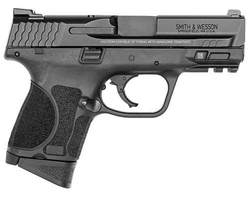 Smith & Wesson 12481 M&P M2.0  Sub-Compact 9mm Luger 12+1, 3.60" Black Armornite Stainless Steel Barrel & Serrated Slide, Matte Black Polymer Frame w/Picatinny Rail