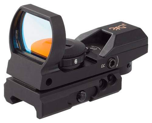 Browning 1290230 Buck Mark Reflex Sight  Black Anodized 1x 3 MOA Red Dot Multi Reticle Rimfire Pistol/Rifle