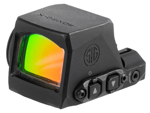 Sig Sauer Electro-Optics SORX1280 Romeo-X Compact Black 1x24mm 3MOA Green Dot Reticle RX Footprint Mount