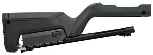 Tactical Solutions TDCMBBBLK X-Ring Takedown Barrel and Stock Combo 22 LR 16.50" Matte Black Fluted & Threaded with Fiber Optic Sight, Black Magpul Backpacker Stock Fits Ruger 10/22 Takedown