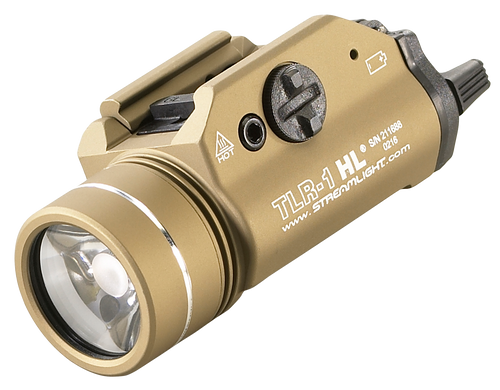 Streamlight 69266 TLR-1 HL Gun Light  Flat Dark Earth 1,000 Lumens White LED