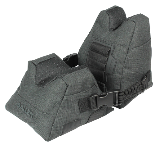 Allen 18417 Eliminator  Prefilled Front and Rear Bag, Gray Polyester, Side Release Buckles, Weighs 4.50 lbs., 11.50" L x 7.50" H