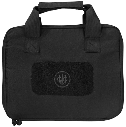 Beretta USA FO471001890999UNI Pistol Case  Black 600D Polyester Holds 1 Handgun