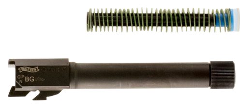 Walther Arms 281329710 PPQ  9mm Luger 4.60" Threaded Black Polygonal Rifled Steel