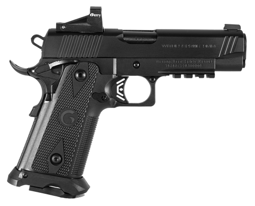 Girsan 395030 Witness2311  9mm Luger 17+1 4.25" Black Steel Barrel, Black Serrated Steel Slide, Black Polymer Frame w/Beavertail & Picatinny Rail, Black Checkered Polymer Grip, Ambidextrous