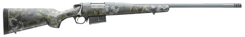 Bergara Rifles BPR2665CM Premier Canyon 6.5 Creedmoor 3+1 20" Sniper Gray Cerakote Fluted Barrel, Sniper Gray Cerakote Steel Receiver, Swamper Rouge Camo AG Composite Stock