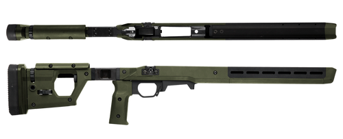 Magpul MAG997-ODG Pro 700 Stock Fixed w/Aluminum Bedding OD Green Synthetic for Remington 700 SA