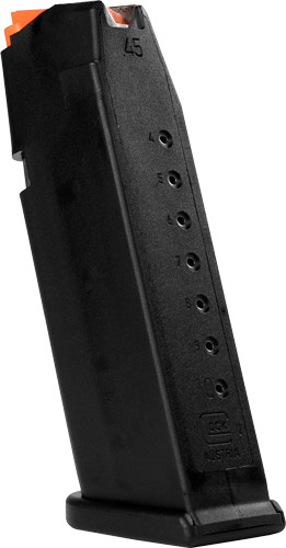 GLOCK OEM MAGAZINE GEN5 G21 45ACP 10RD ORANGE FOLLOWER