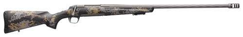 Browning 035541297 X-Bolt Mountain Pro Long Range 300 PRC 3+1 26" MB Fluted Tungsten Gray Cerakote Accent Graphic Black Carbon Fiber Stock Right Hand (Full Size)