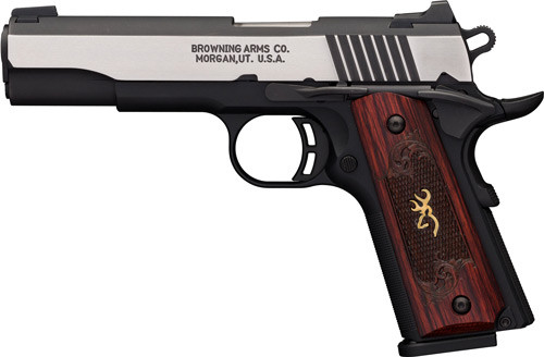 BROWNING 1911-380 BLACK LABEL MEDALLION PRO 4.25" NT ST WOOD